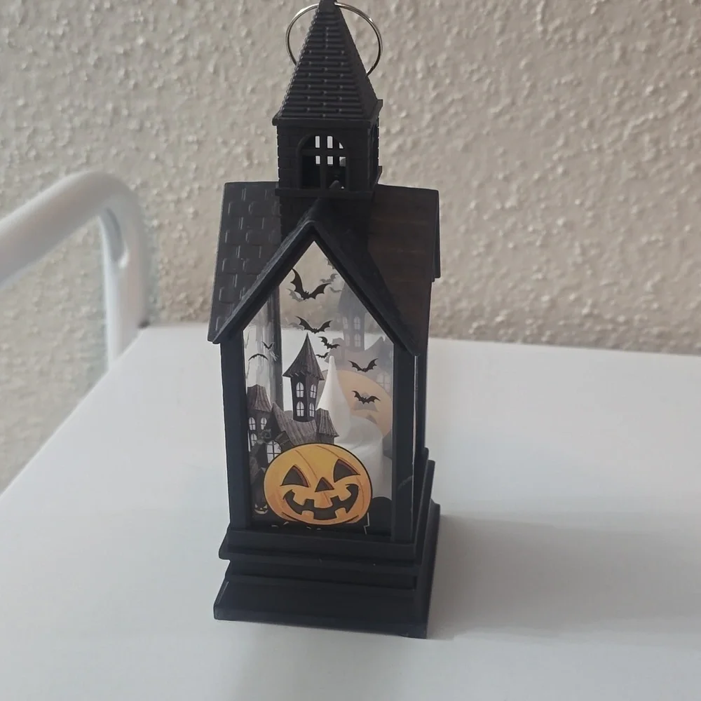 LED CASTLE LIGHT PUMPKIN DECRATIVE NWT